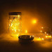 Aikeve Solar Mason Jar Lights,4 Pack 30 Led Starry Fairy String Hanging Jar Lights,Solar Lanterns for Outdoor Patio Party Garden Wedding Christmas Decorations Lights